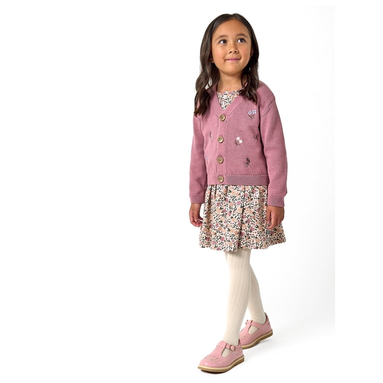 Modern Moments by Gerber Toddler Girl Embroidered Cardigan photo 3