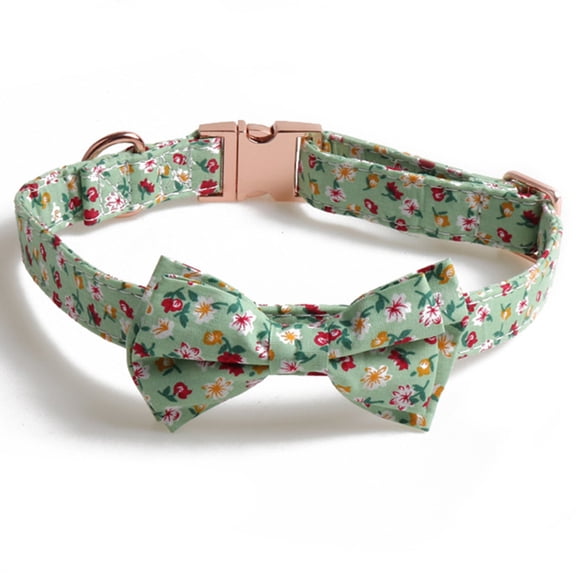 Bow tie Dog collar, soft and comfortable detachable bow tie adjustable cute dog collar