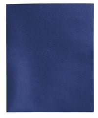 Pack of 25 School Smart 2-Pocket Folders Dark Blue