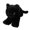 Multicolor Black cat, variant on Yokua Playful Plush Cats Toy Realistics Stuffed Animals for Kids Room Decoration