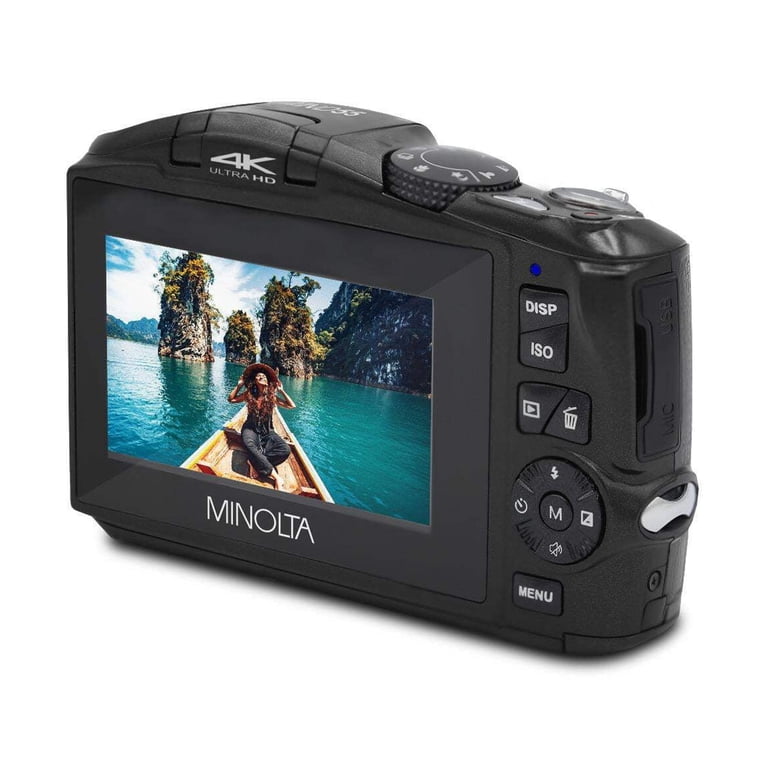 Minolta MND55-P 64 MP Autofocus & 4K Ultra HD Digital Camera with