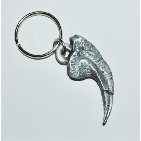 - ALLOSAURUS Dinosaur Claw Metal Keychain Fossil Replica