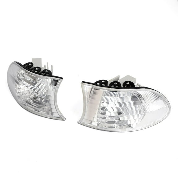 Motor Genic Corner Lights Parking Lamps Pair For BMW 7-Series E38 1999-2001 White