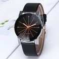 thumbnail image 3 of Cheers.US Simple Round Dial Linear Analog Faux Leather Band Women Quartz Wrist Watch Gift Women's Watches for Ladies Female Wrist Watch Thin Minimalist Casual Simple, 3 of 6