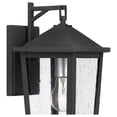 thumbnail image 4 of Quoizel Stoneleigh 1-Light Mottled Black Outdoor Wall Lantern, 4 of 10