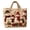 Style 258, variant on Christmas 3D Printed Tote Bag Large Capacity Shopping Handbag for Women Quilted Holiday Pattern Carry Bag 43 x 40 x 10cm