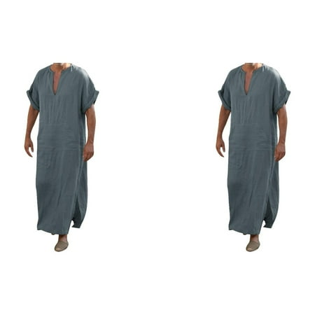 2 Pack Mens Casual Fashion Cool Dragon Shirts Men Cotton V Neck Short Down Short Sleeve Robe Jacket Body Suits Men Down Shirt Sleeve Bodysuit Male Rompe