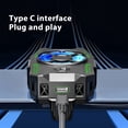 thumbnail image 3 of Phone Cooler, Cellphone Radiator Compact Three Speed with LED Temperature Display for Gaming Streaming, 3 of 7