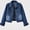 Dark Blue, variant on Zefriona Womens Denim Jacket Long Sleeve Button Down Casual Jean Coat 100% Denim Blue Size L