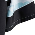 thumbnail image 3 of Mens Shirts Casual Printed Button Down Short Sleeve Lapel Blouses Beach Comfortable Loose Summer Tops Black XXL, 3 of 7