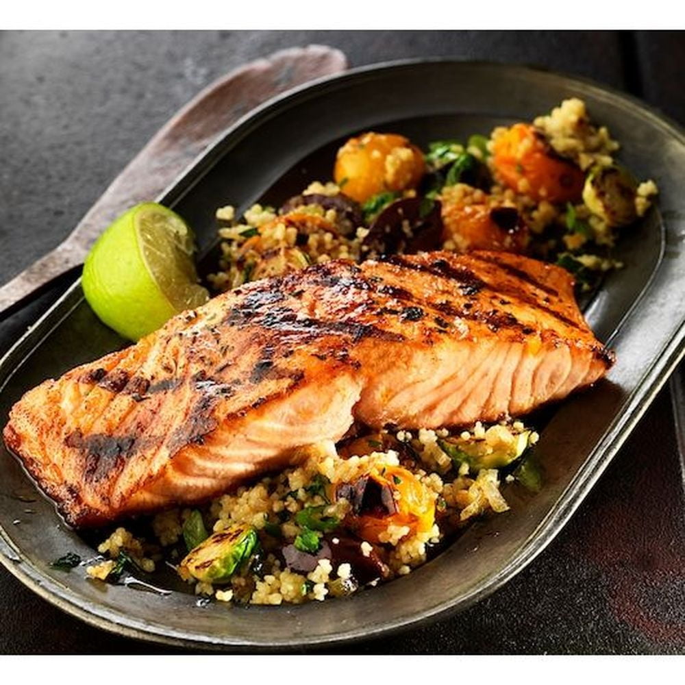 FPI Atlantic Skinless Boneless Salmon Portion, 8 Ounce
