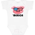 thumbnail image 3 of Inktastic Merica Pig Boys or Girls Baby Bodysuit, 3 of 5