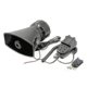 thumbnail image 1 of Megáfono para coche, bocina de alarma de 5 tonos, 12v, 110db, altavoz fuerte, sirena de policía a todo volumen para ambulancia de bomberos, alta calidad, 1 of 4