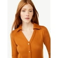 thumbnail image 4 of Free Assembly Women's Open V-Neck Collared Cardigan, Lightweight, 4 of 6