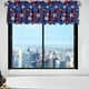 thumbnail image 5 of RKSTN blackout curtains Living Room Curtains, Flag Pattern With Stars And Translucent Stripes, For, Eyelets, 5 of 7