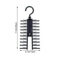 thumbnail image 3 of ULTNICE Tie Belt Hanger Tie Hanger Abs Plastic 3Pcs 11.4X5.1X0.4In, 3 of 6