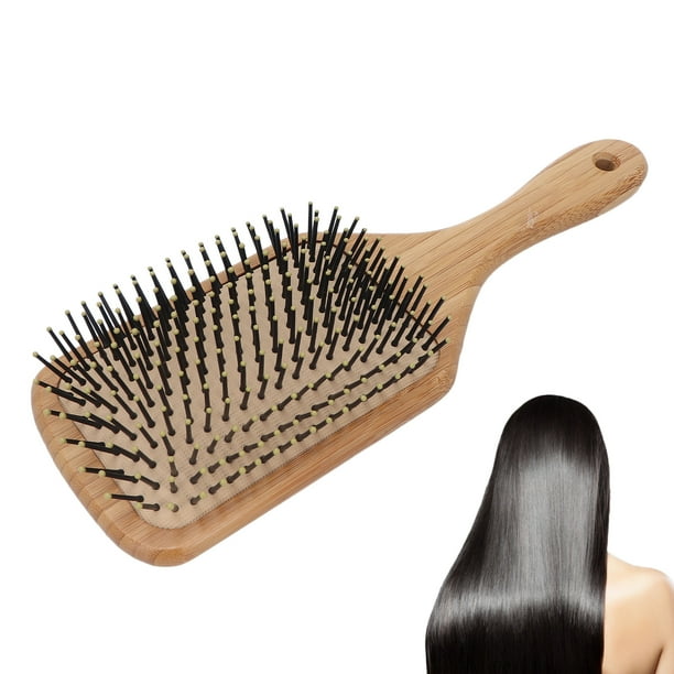 Peine para Desenredar el Cabello Cómodo Cepillo para el Cabello con Ventilación Cepillo para Desenredar con Paleta con de Madera para Cabello Grueso - Cepillo para Cabello ANGGREK Otros