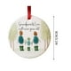 thumbnail image 5 of Listado Adorno de corazón de cristal marino para colgar en el árbol de Navidad, 1 unidad, 8 cm, blanco Rkxzt, 5 of 8