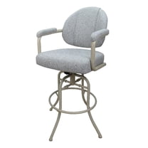Swivel Tilt Metal 30" Bar Stools - M-70 - Hemsath Slate - Beige