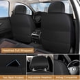 thumbnail image 3 of for Hyundai Santa fe sport 2013 Car Seat Cover, Beige Car Seat Covers, Faux Leather 5 Piece Full Set Scratch Resistant Protect and Upgrade Seats, Protect Car Seats, 3 of 7