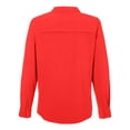 thumbnail image 5 of CORE365 CE510LW Women's Ultra UVP Long Sleeve Marina Shirt-Marina Red-S, 5 of 6