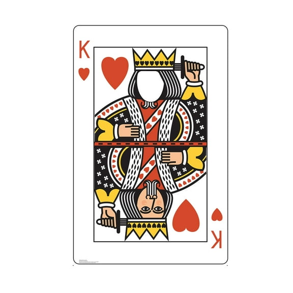 King of Hearts Card Standin
