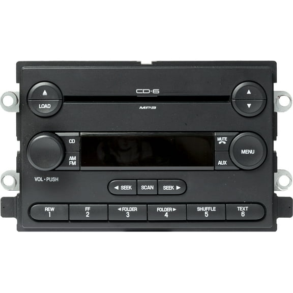 Restored 2005 Ford Freestyle AM FM Radio 6 Disc CD MP3 Player Model Number 5F9T-18C815-GA (Refurbished)