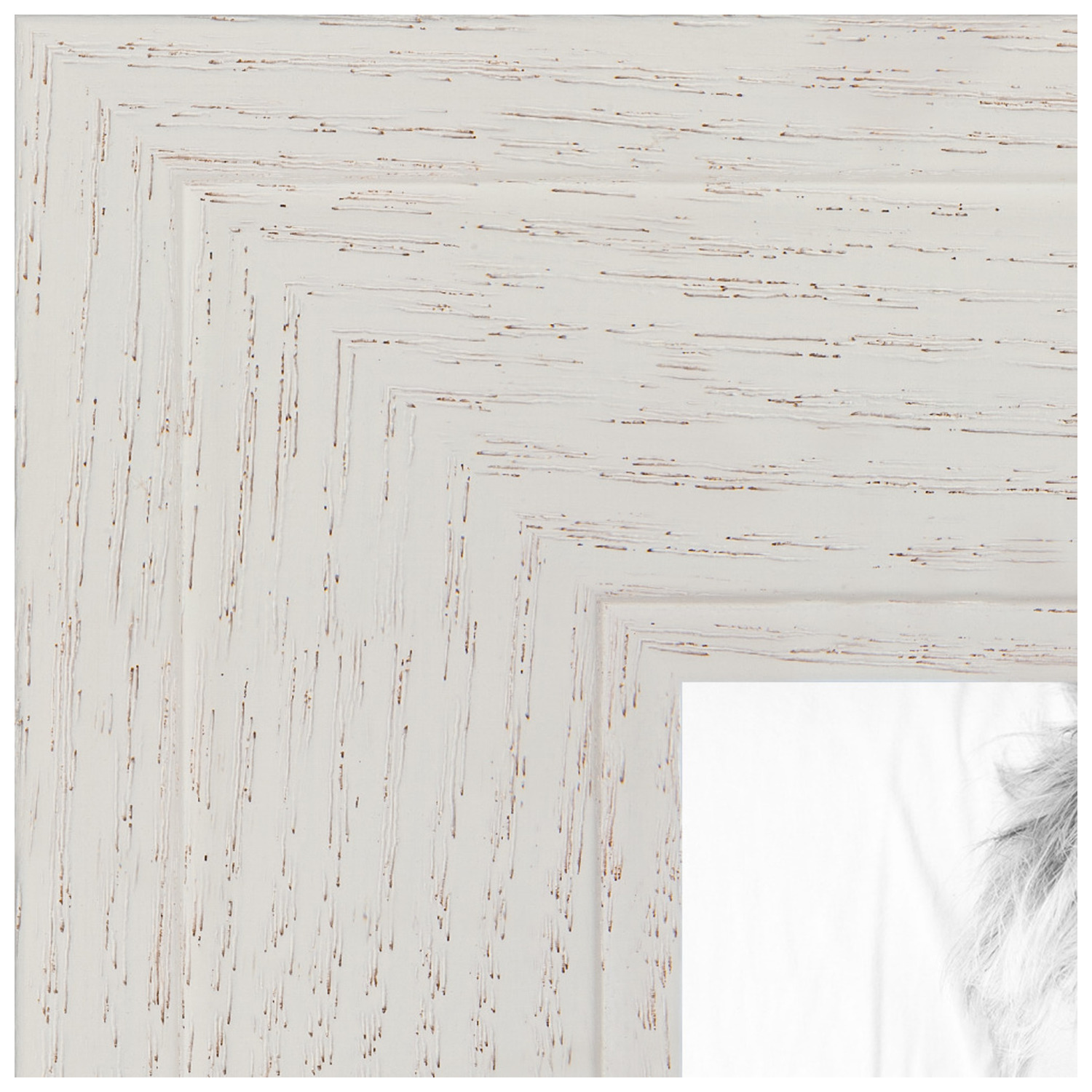 ArtToFrames 10x10 Inch White Picture Frame, This White Wood Poster