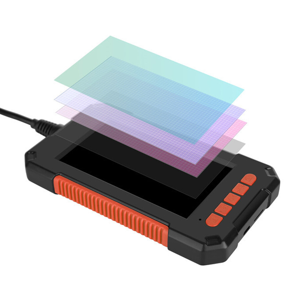 LULULION 1Pc Waterproof Digital Borescope with 1080p Screen and Wide Application for Pipeline and Auto Inspection