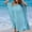 Blue, variant on Shirt Swimsuit Coverups for Women Casual Dress Button Down Beachwear Lightweitght Summer Bikinis Beach Sun Bathing Swiming Vacation Sleeveless Cover up