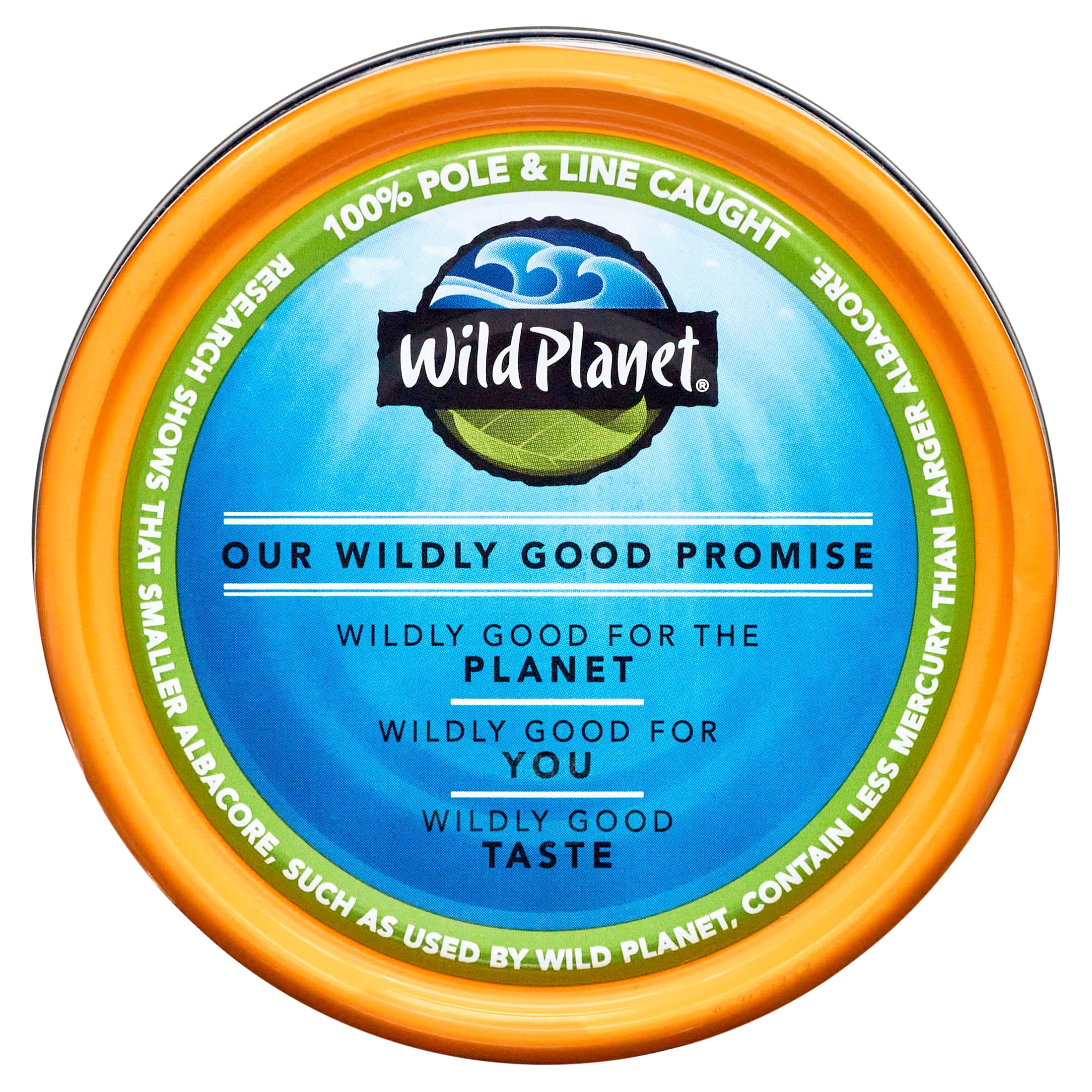 (6 pack) Wild Planet Wild Caught Albacore Tuna in Extra Virgin Olive Oil, 5 oz Can