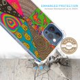 thumbnail image 2 of Hippie Indie Case for iPhone 12 Pro Max,Aesthetic Art Design Pattern Soft TPU Bumper Case Cover, 2 of 5