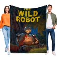 thumbnail image 1 of El Robot Salvaje anti-pilling, suave, ligera, esponjosa y acogedora de lujo para hogar y cocina – Perfecta para niños y adultos,80X100cm, 1 of 6