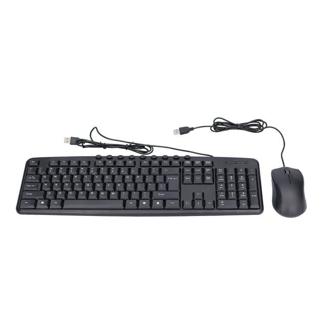 Combo Souris Clavier, Souris Filaire Confortable pour Usage Bureau pour Usage Domestique