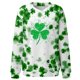 thumbnail image 2 of Xuyuer St. Patrick's Day Sweatshirts for Women Shamrock Shirt Clover Printed Irish Gift Casual Loose Long Sleeve Fit Tops, 2 of 5