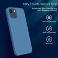 thumbnail image 4 of Entronix Silicone Case Compatible with iPhone 17e, Soft-Touch & Slim Protective Cover, Aqua Blue, 4 of 5