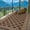 Brown Coffee, variant on Nanan 10x14 Outdoor Rug,Lightweight Reversible Outdoor Rug, Trellis Pattern with Decorative Diamond Border, Weather Resistant Easy Clean for Yard, Garden, Balcony, Poolside, Picnic, Dark Blue White