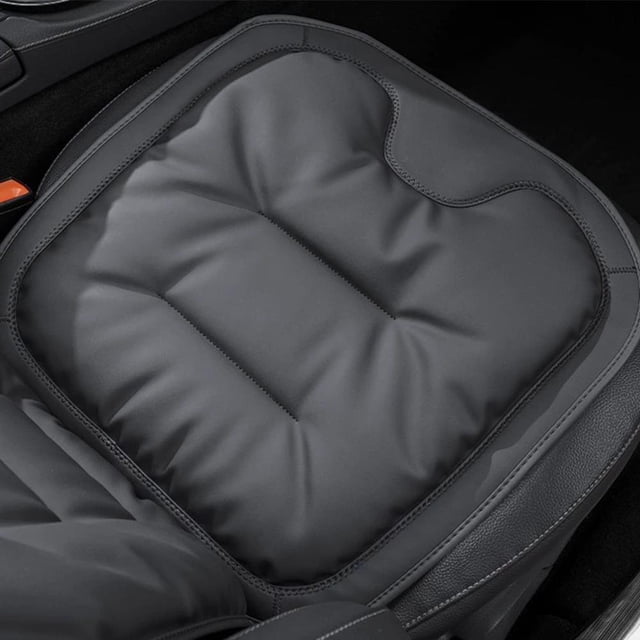 Car Seat Cushion, 2025 New Skin-Friendly Leather Seat Cushions, Skin-Friendly Leather Seat Cushions, Front Bottom and Rear Seat Cushions for Auto Office