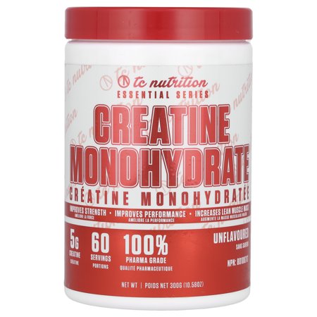 TC Nutrition Essential Series, Creatine Monohydrate, Unflavored, 10.58 oz (300 g)