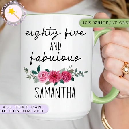85th Birthday Mug Custom 85th Birthday Gift Personalized Eighty Five Birthday Gifts 85th B