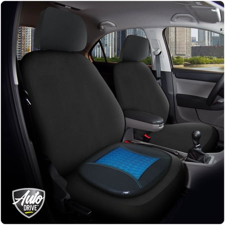AUTO DRIVE 40277WDI GEL AND MEMORY FOAM POSTERIOR CUSHION, BLACK, 1.68 LBS
