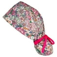 thumbnail image 2 of Scrub Cap With Buttons Bouffant Hat With Sweatband For Womens And Mens, 2 of 4