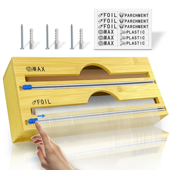 Plastic Wrap Dispenser With Cutter