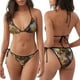 thumbnail image 3 of Fotbe Cute Cow Sunflower Crown A Traje de Baño para Mujer de Dos Piezas – Bikini Sexy de Tirantes Tipo Halter con Diseño Triangular, 3 of 6