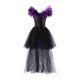 thumbnail image 4 of Vestido sin mangas con cuello redondo hasta la rodilla para niños de Europa y Estados Unidos, vestido de princesa de malla, ropa de juego de rol de payaso de Halloween, ropa de actuación para fiestas, 4 of 4