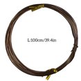 thumbnail image 2 of Craft Wires DIY Handicrafts Braided soft and Thread Good Flexibility Durable Shiny Jewelry Lines Exquisite Design for Sculpturing Coffee, 2 of 5