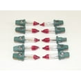 thumbnail image 4 of 10 Style D Mini Bulb Flashers Christmas Tree Lights Replacement Bulbs 2.5 Volt V 0.425 Watt W 0.17 Amp Common 50, 100 & 150 Light Strings, Green Base, 4 of 13