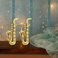 thumbnail image 3 of SHISUYAN 2 Pcs Instrument de Musique Miniature Poupées Saxophones Maison Modèle Accessoire de Photographie, 3 of 9