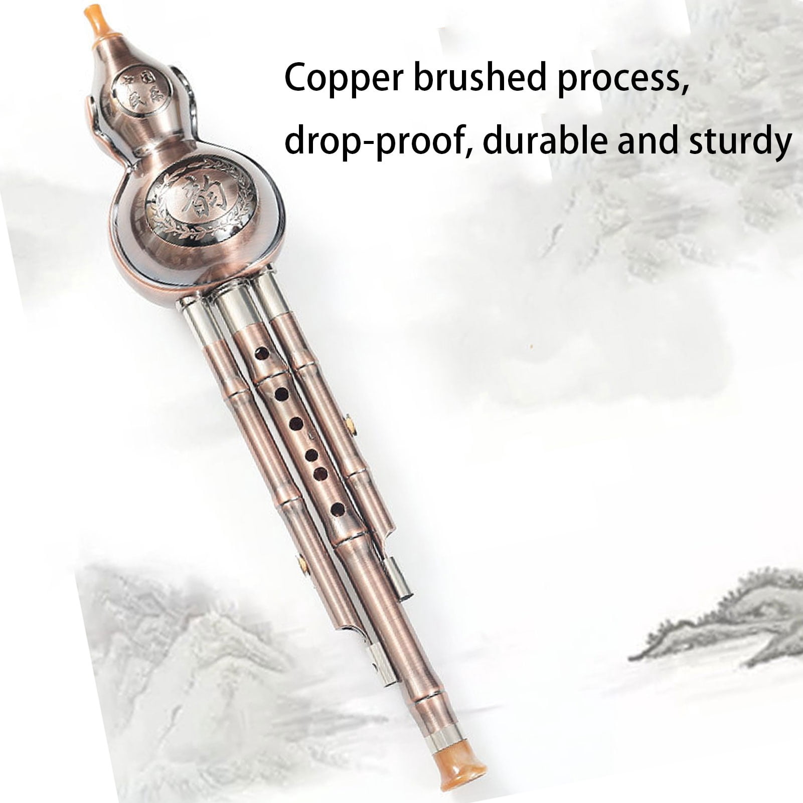 Hulusi Gourd Cucurbit Flute Huluis Chinese Handmade Hulusi Bamboo Pumpkin Flute Ethnic Musical Instrument  for Beginners Music Lovers