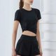 thumbnail image 1 of Traje deportivo de verano para correr, de secado rápido, informal, absorbente del sudor, transpirable, traje de yoga antiluz, 1 of 4